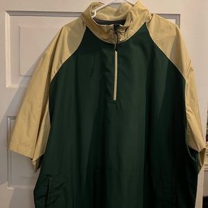 Green and Beige Nike Quarter zip
